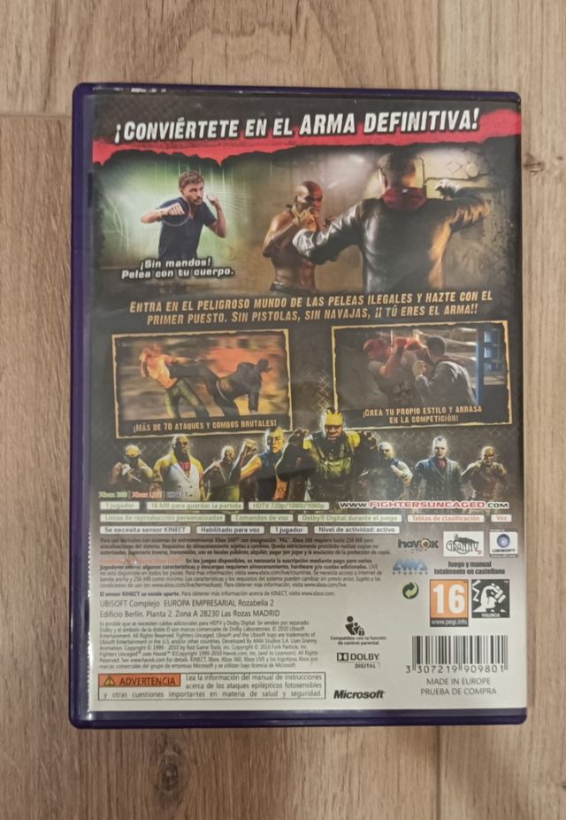 Videojuego Kinect Fighters Uncaged para Xbox