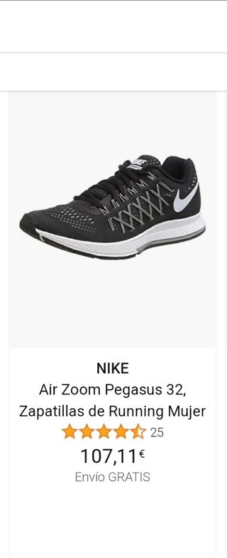 Zapatillas Nike zoom pegasus 32 de segunda mano por 35 EUR en Valencia en  WALLAPOP