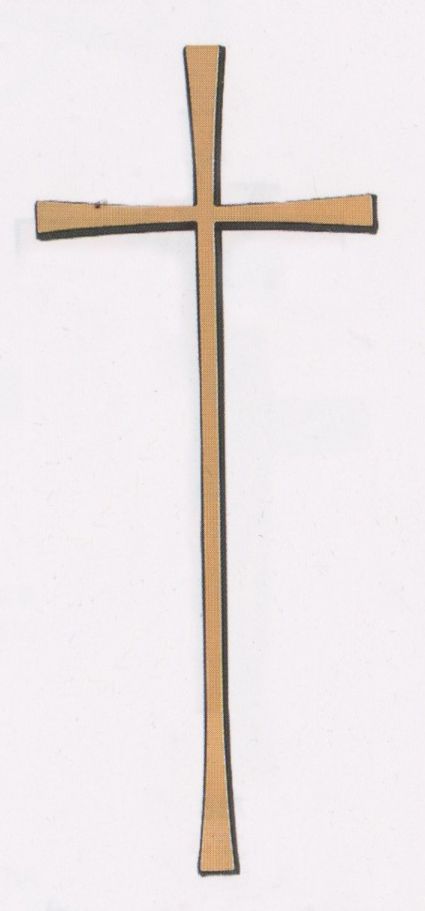 NUEVA ! Cruz de bronce