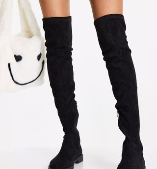 Botas planas XL SLIM de segunda mano por 15 EUR en Alcázar de San Juan en  WALLAPOP