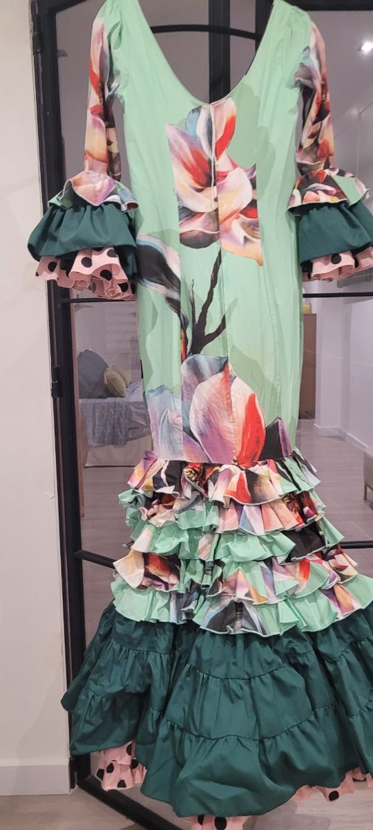 vestido de flamenca.