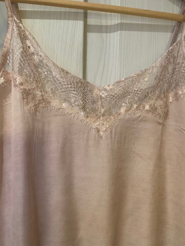 Mono lencero dormir corto rosa palo