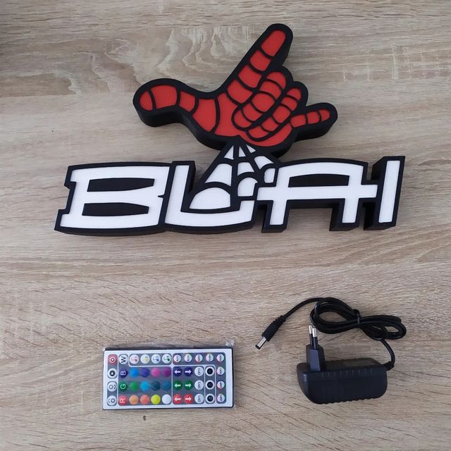 Lámpara / Luminoso PERSONALIZADA Spiderman