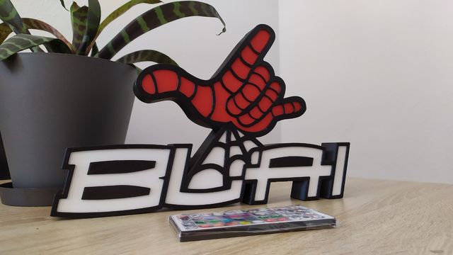 Lámpara / Luminoso PERSONALIZADA Spiderman