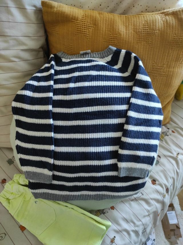 Jersey rayas marineras talla 36 meses