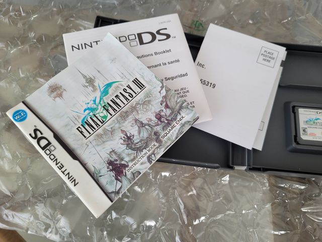 Final Fantasy III 3 Nintendo DS Completo NTSC USA