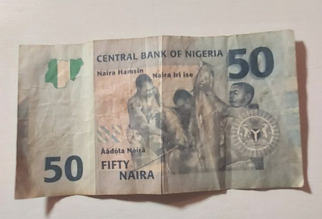 billete de 50 NAIRA DE Nigeria