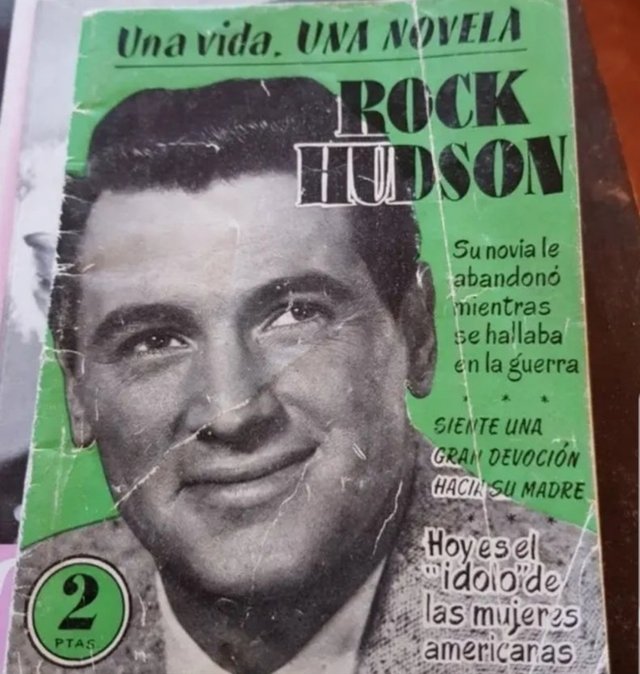Una vida, una novela. Librito de Rock Hudson