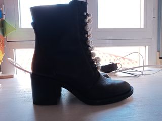 Botines Zara perlas de segunda mano en WALLAPOP