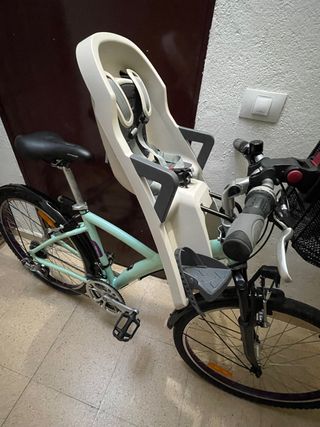 Silla porta bebés bici de segunda mano por 20 EUR en Burgos en WALLAPOP