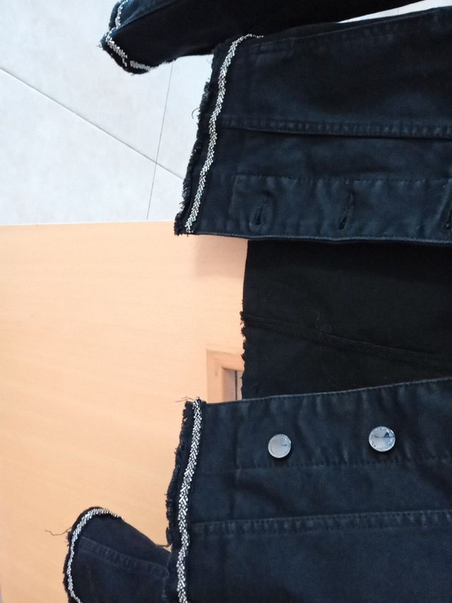 CazadoraTejana negra Mango Talla S