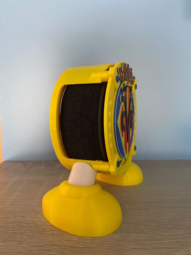 Soporte Alexa con escudo Villarreal cf