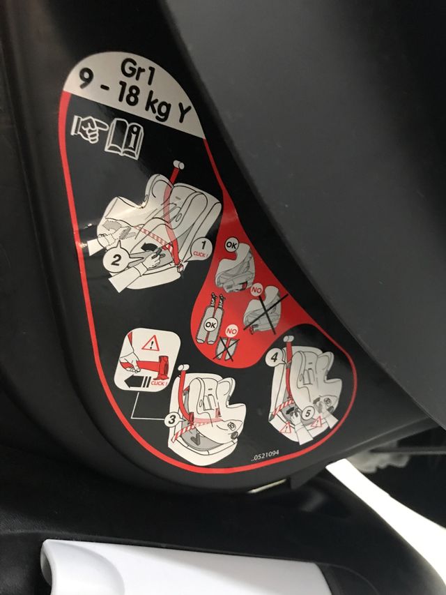 Silla de coche hasta 13kg a favor