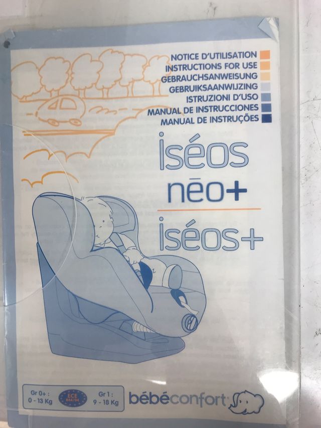 Silla de coche hasta 13kg a favor