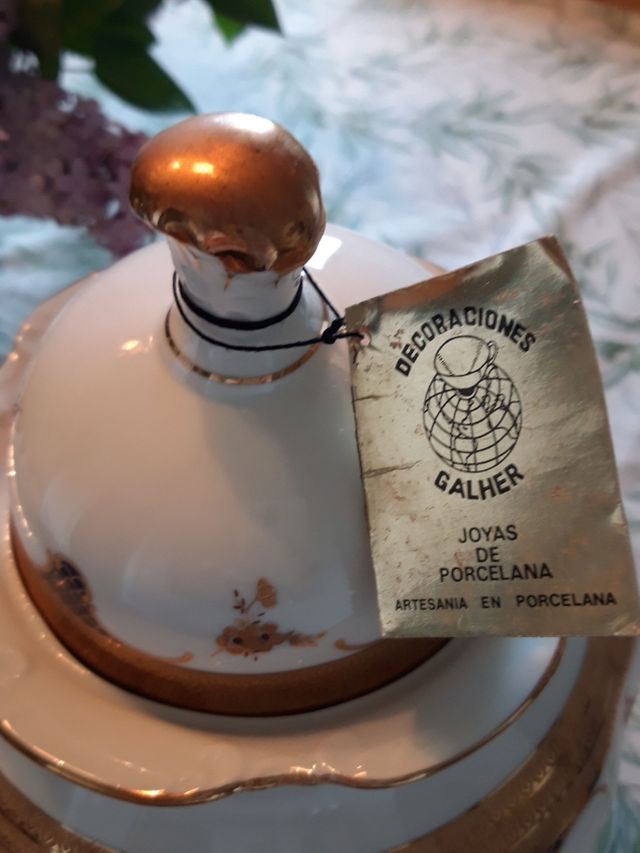 Jarrón Galher porcelana serie lujo