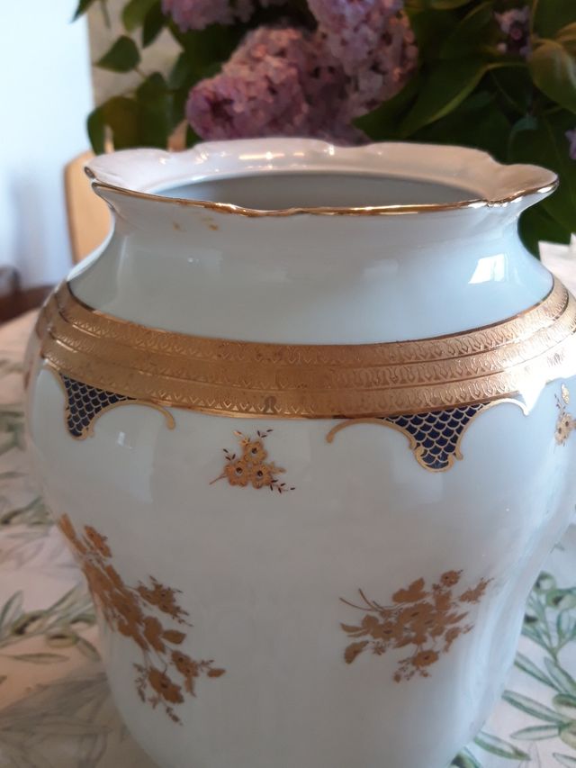 Jarrón Galher porcelana serie lujo