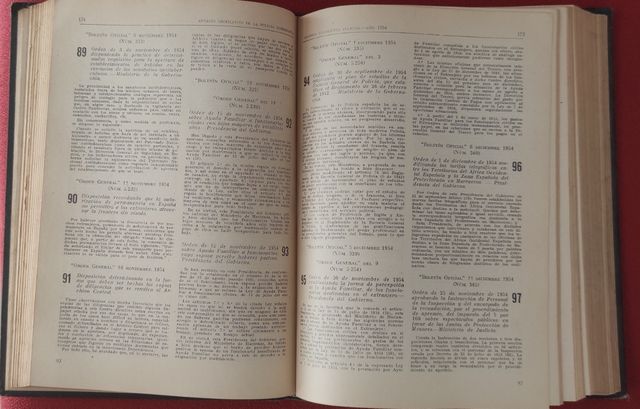 Anuario Legislativo de la Policía Gubernativa.1955