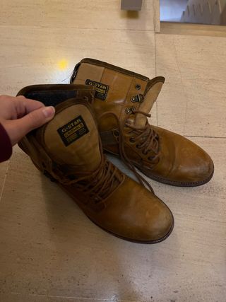 Botines G-star hombre talla 40 de segunda mano por 10 EUR en Valdemoro en  WALLAPOP