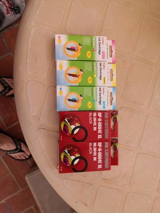 Cartuchos tinta impresora hp 364 xl de segunda mano en Valencia en WALLAPOP