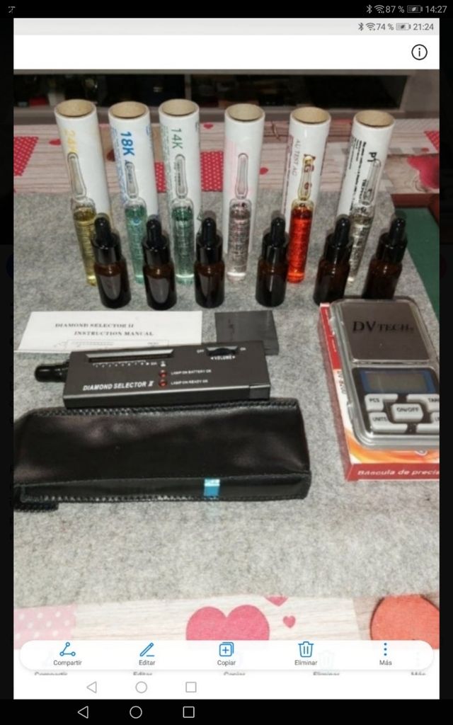 PROFESIONAL KIT VARIADO oro plata 800 925 750 etc