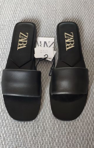 Palas-sandalias piel Zara Nuevas talla 39 de segunda mano por 18 EUR en  Oviedo en WALLAPOP