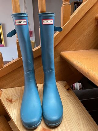 Botas Hunter mujer de segunda mano en Madrid en WALLAPOP