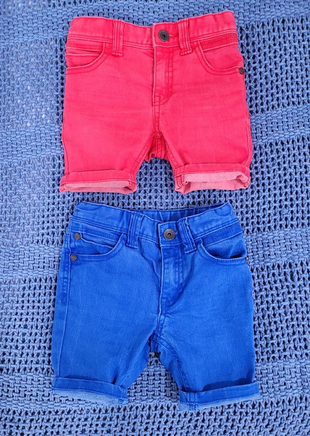 2 pantalones cortos niño BENETTON 1 año