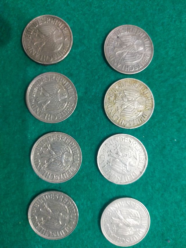 Lote 2.Monedas antiguas alemanas.