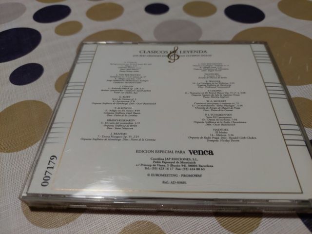 CD Clásicos de Leyenda