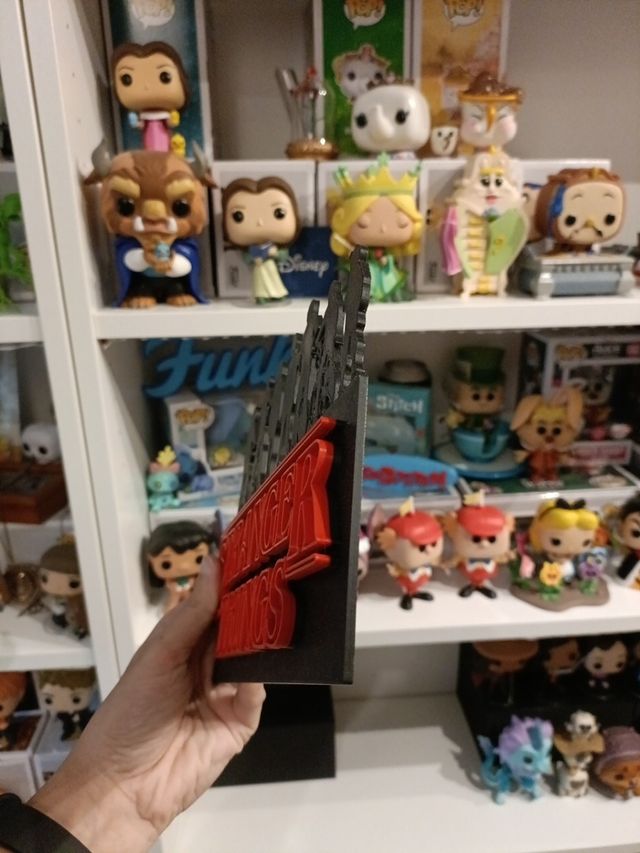 Cartel de impresión 3D de stranger things