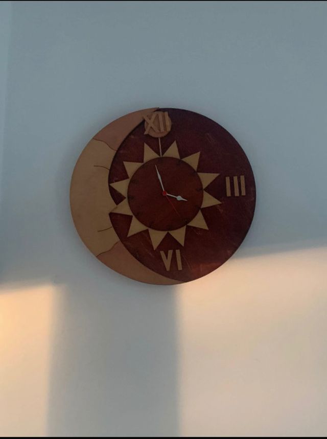Orologio in legno 