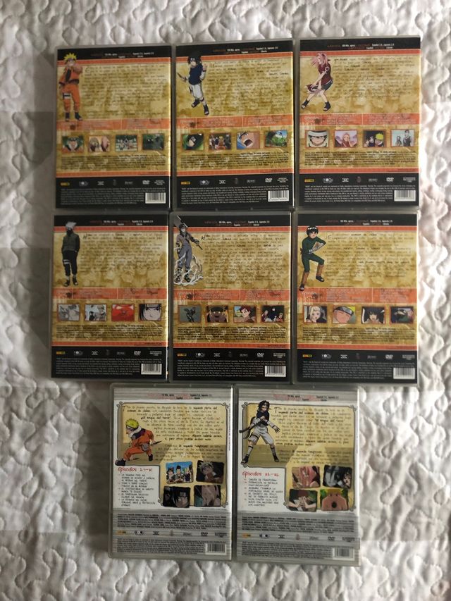 Naruto anime DVD castellano