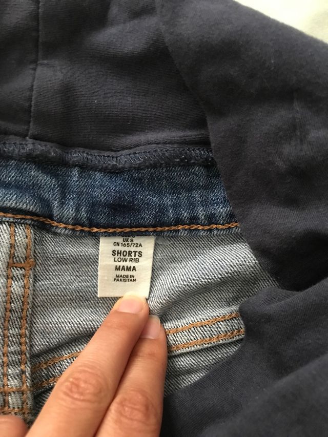 Vaquero corto premamá talla 38