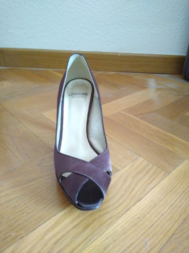 Zapatos de vestir de color chocolate