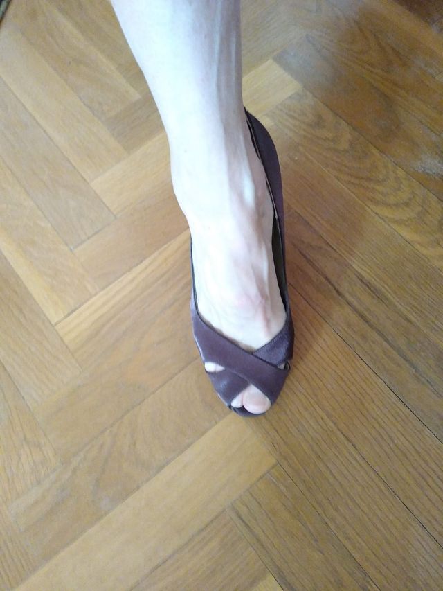 Zapatos de vestir de color chocolate