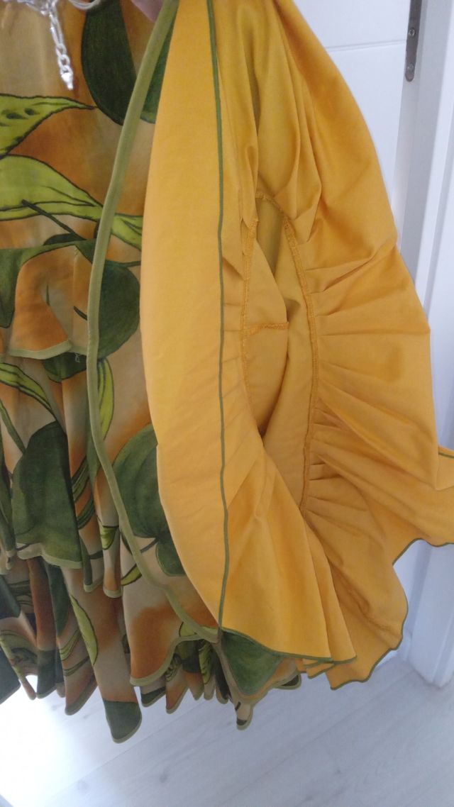 Traje de flamenca tirantes