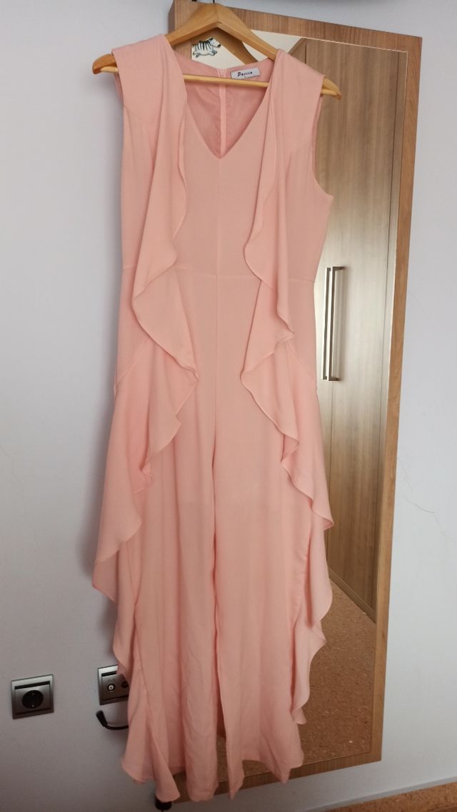 Mono ceremonias rosa palo talla L (40)