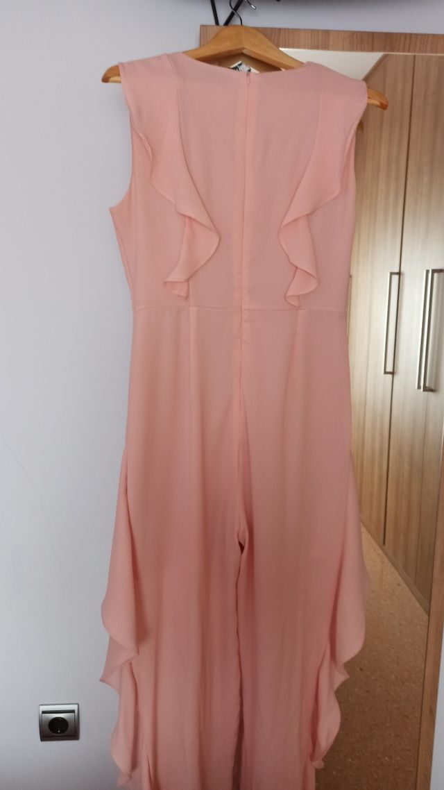 Mono ceremonias rosa palo talla L (40)