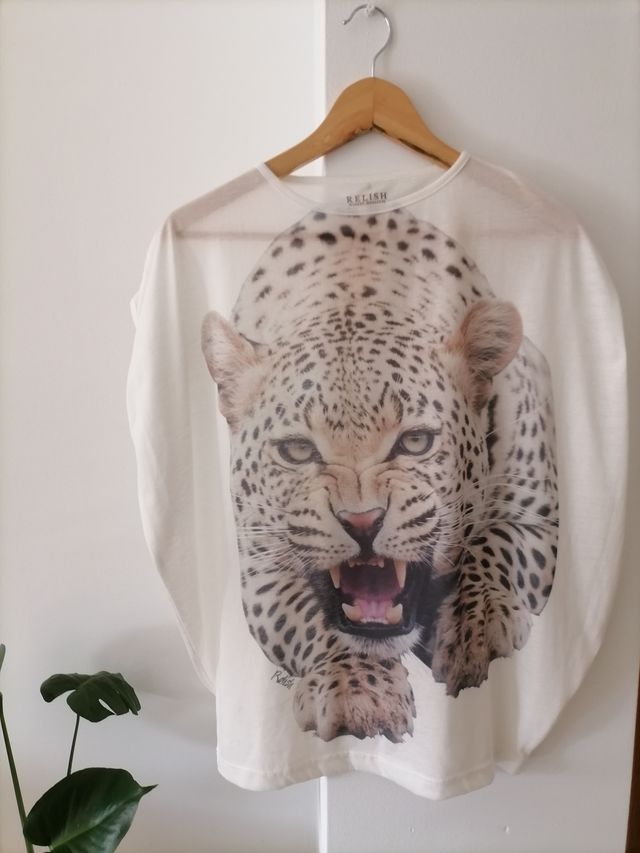 Blusa / Camiseta leopardo Relish