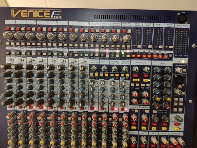 mesa de sonido MIDAS Venice F16 R