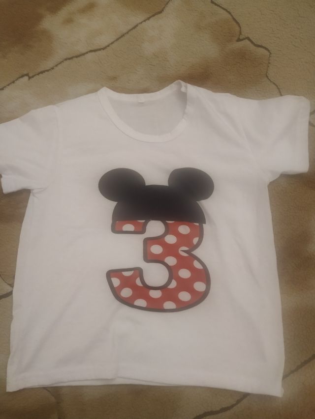 camiseta cumpleaños 3 años