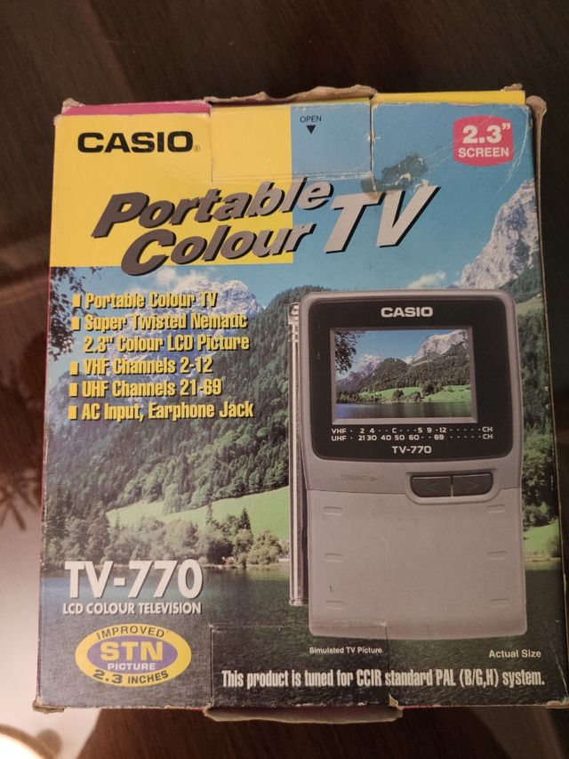 Televisor TV portátil Casio 2,3''