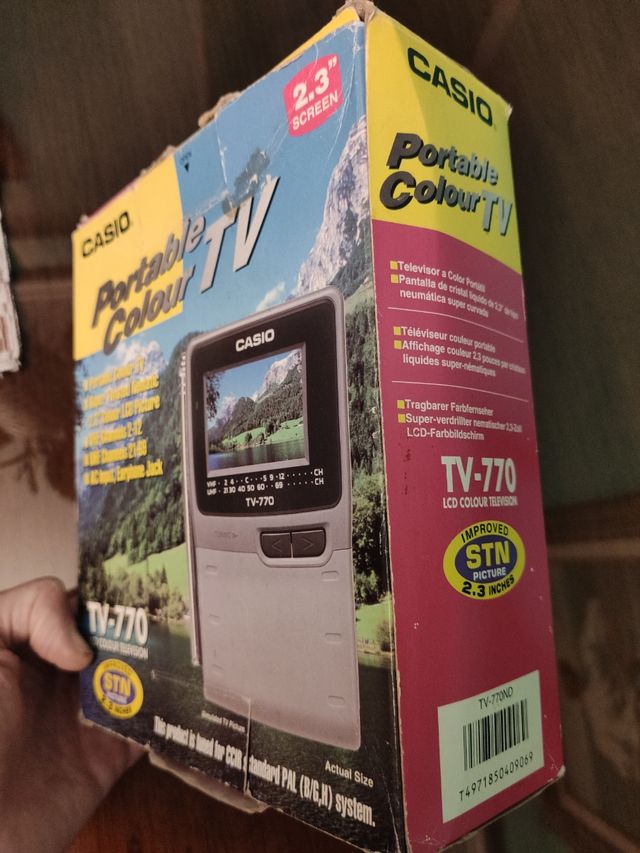 Televisor TV portátil Casio 2,3''