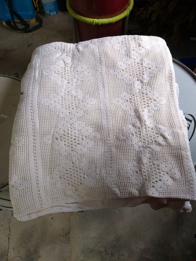 colcha de ganchillo
