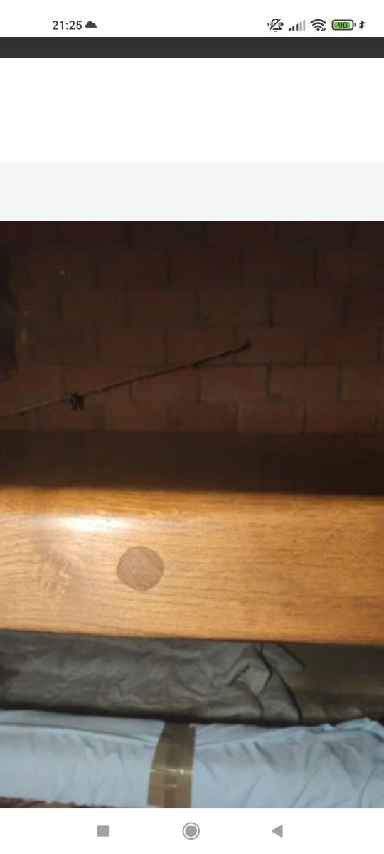 mesa monasterio de castaño macizo