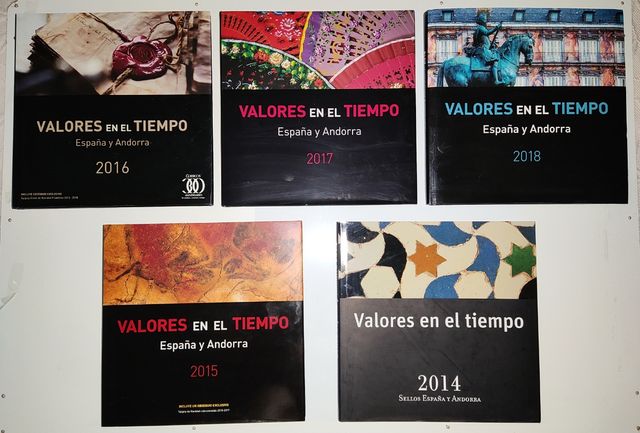 Libro de sellos de España y Andorra.