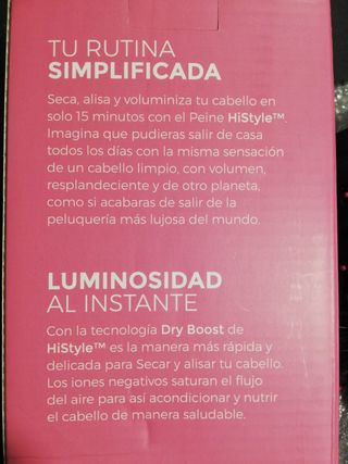 Cepillo secador HiStyle 3 en 1. de segunda mano por 25 EUR en Base Aerea  Conjunta Torrejon en WALLAPOP