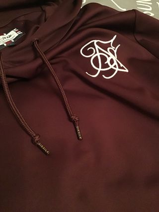 Sudadera SikSilk Crew Sweater Granate Mujer