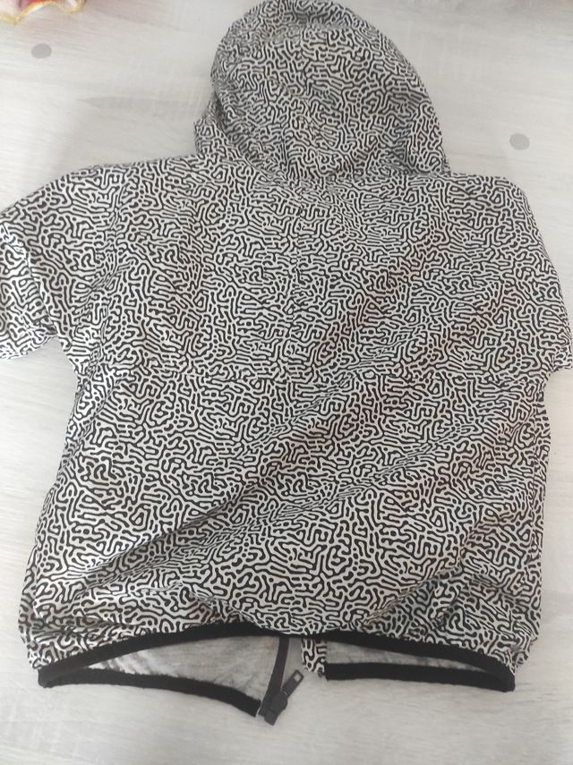 chaqueta impermeable niña con forro