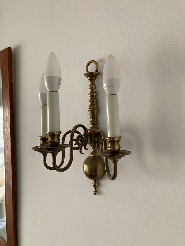 Lámpara pared vintage clásico antigüedad